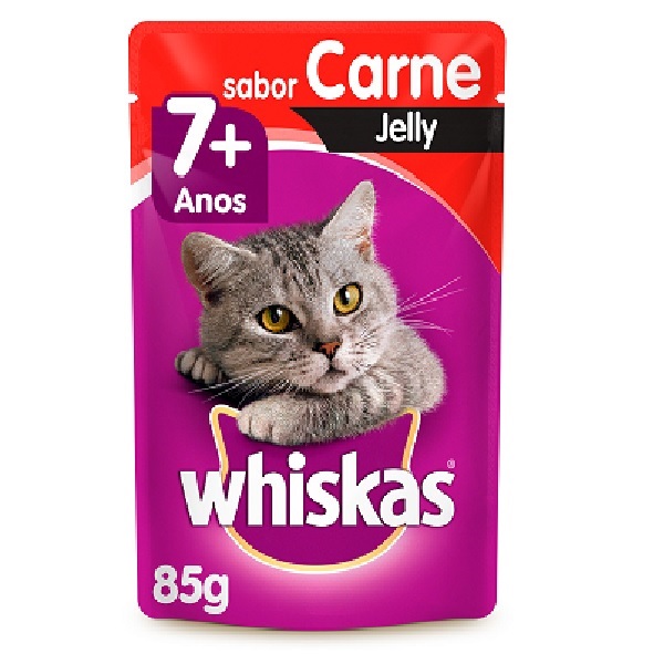 WHISKAS SACHE CARNE 7+